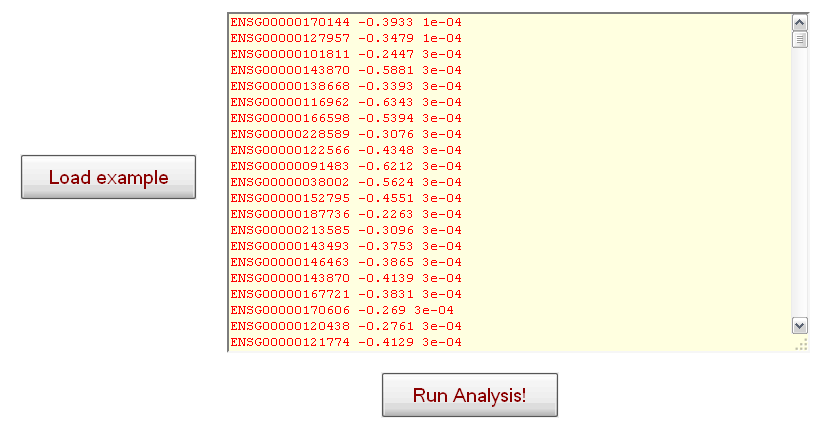 Data upload format